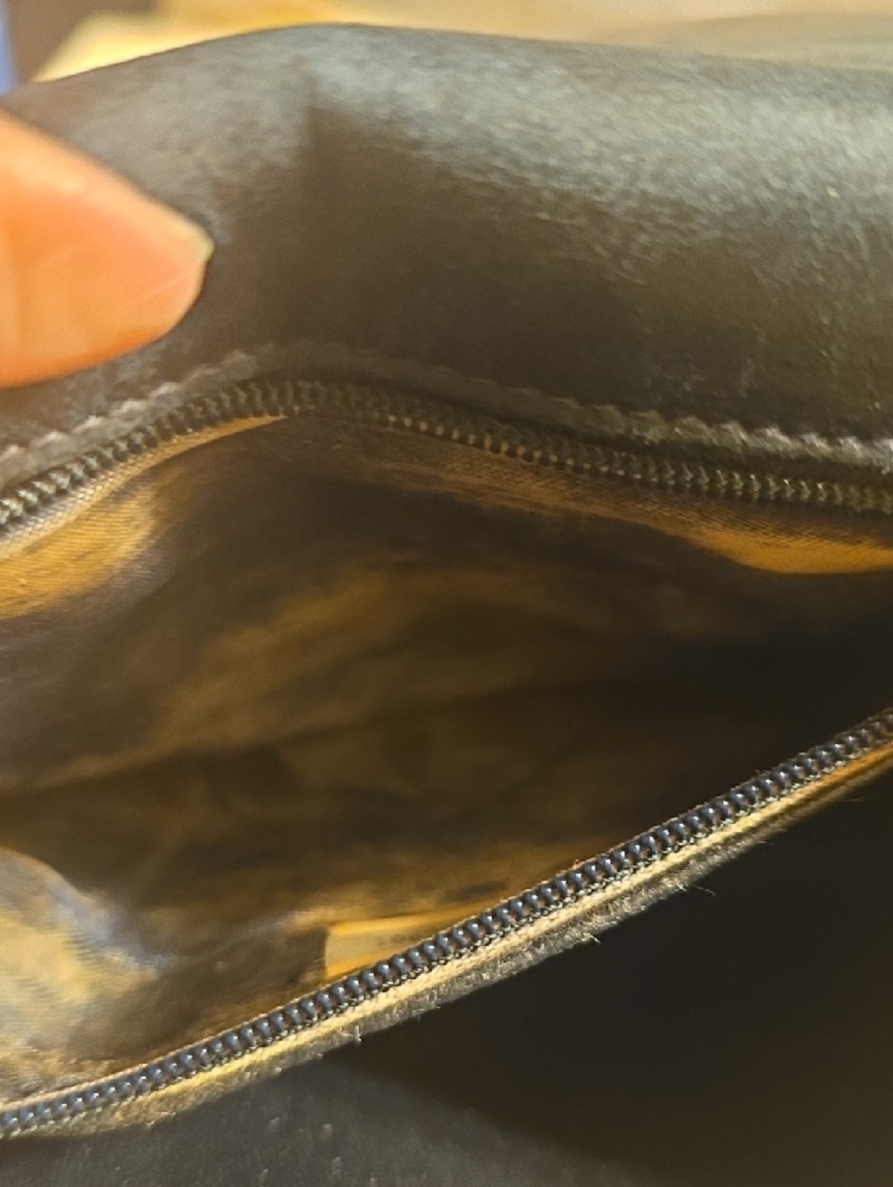 CHANEL Navy Blue Quilted Lambskin Shoulder Bag - Picture 10 of 15